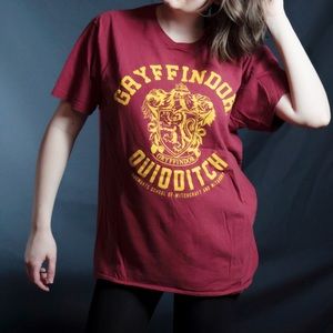 harry potter gryffindor quidditch shirt